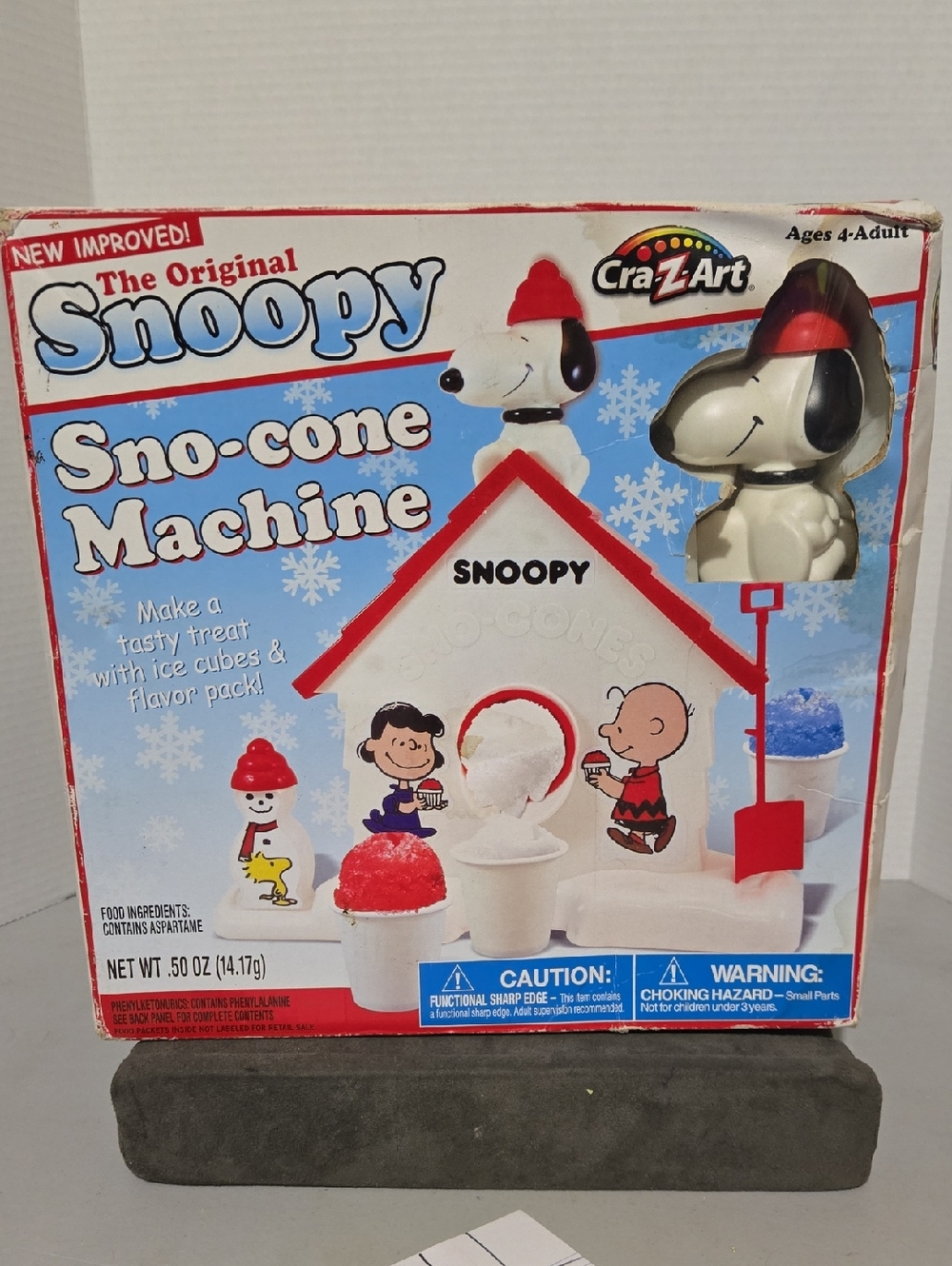 Cra-Z-Art Snoopy Sno-cone Machine Toy - Red & White